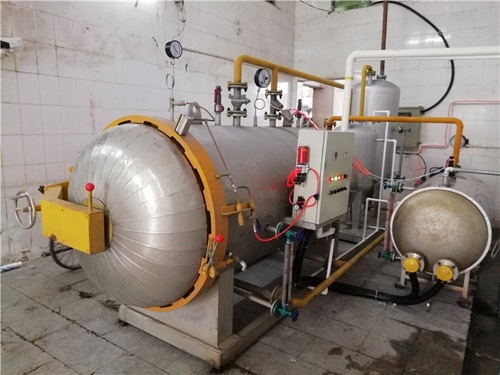 500KG濕化機屠宰場使用現(xiàn)場